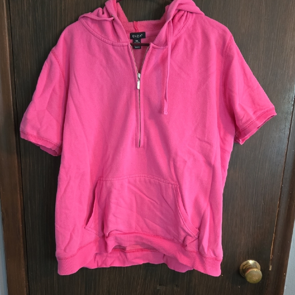 Eddie Bauer Pink Half-Zip Hoodie